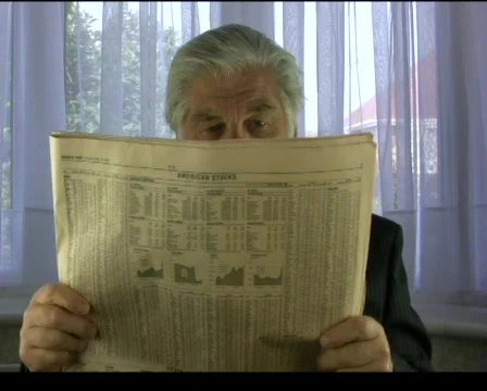 Invester in a Spin Stock Footage 70780