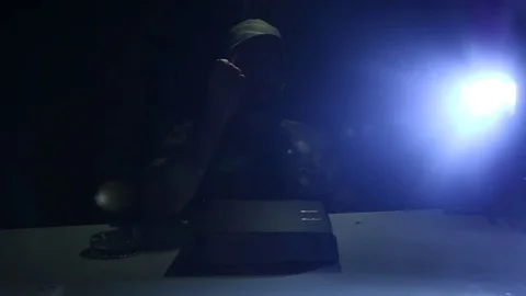 Investigation Center Stock Footage 77637378