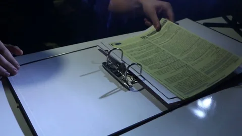 Investigation Center Stock Footage 77637482