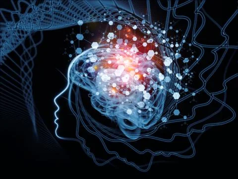 Investigation on the Mind Stock Illustration