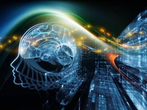 Investigation on the Mind Stockillustratie