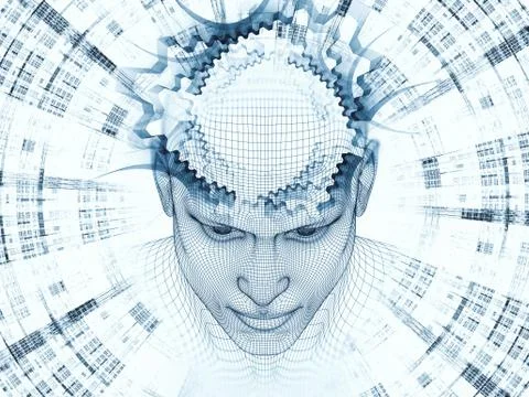 Investigation on Mind 스톡 일러스트