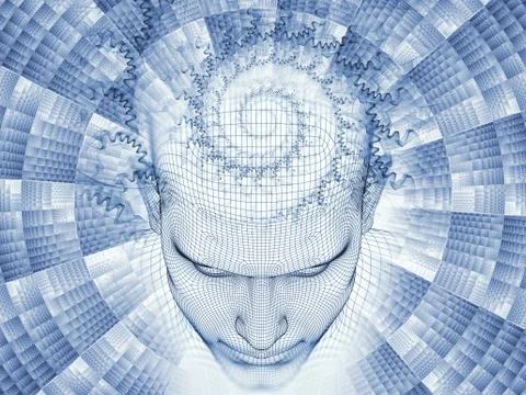 Investigation on Mind 스톡 일러스트