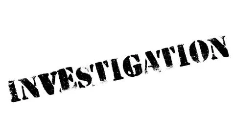Investigation stamp Stock Illustration
