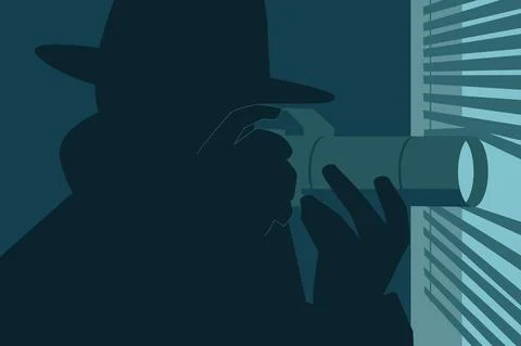 Investigator. Stock Illustration