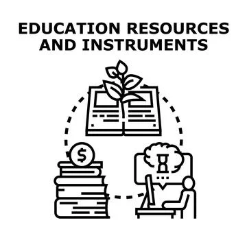 Investing in education and knowledge development concept Stock Illustration