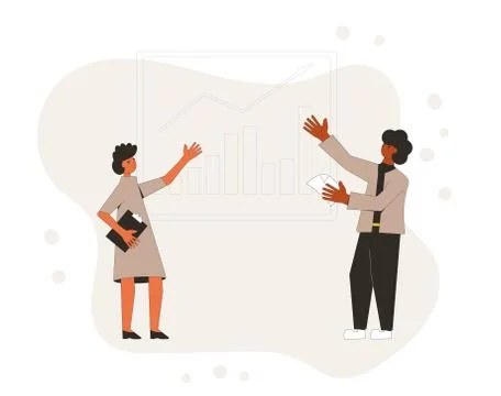 Investment analytics.  Stock Illustration