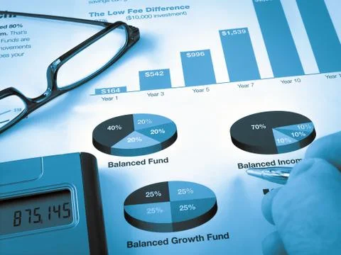 Investment Chart Stock Photos