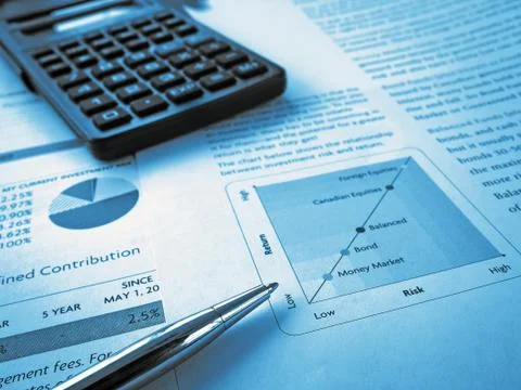 Investment Chart Stock Photos