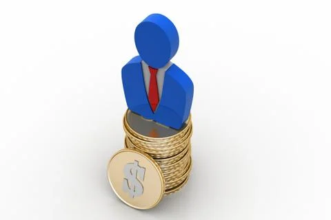 Investment concept Free Stock Illustration