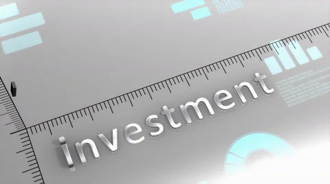 Investment decreasing chart, statistic and data Stock Footage 61403937
