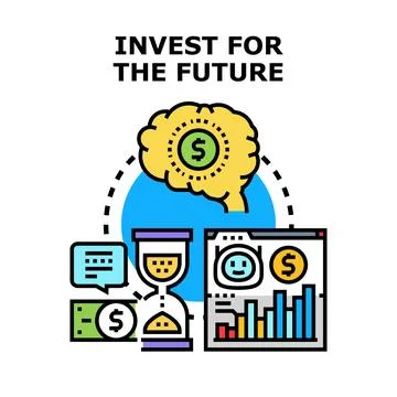 Investment for the future concept vector illustration 스톡 일러스트