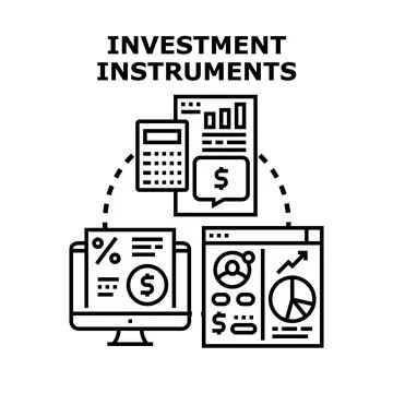 Investment instruments concept vector illustration Stock-Illustration