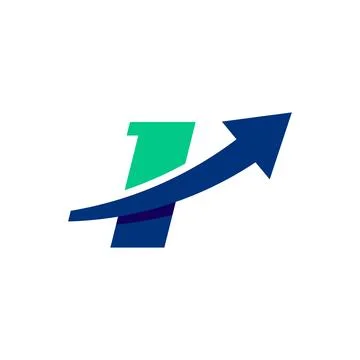 Investment Logo Numeric 1 Stock Illustration