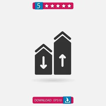 Investment vector icon Stock Illustration