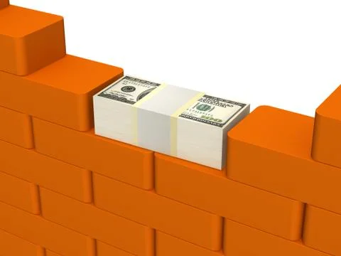 Investments in construction Stock Illustration