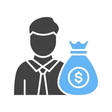 Investor icon vector image. Stock Illustration