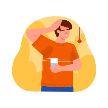 An Invigorating Summer Drink Concept That Evokes a Relaxed and Casual Atmosphere Stock Illustration