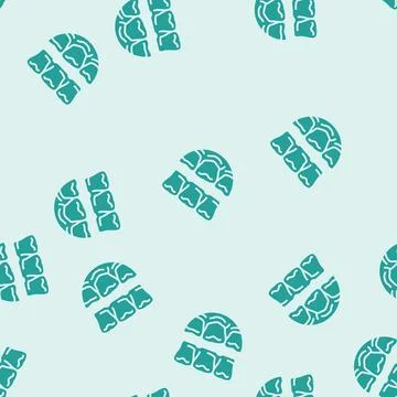Invisalign treatment glyph seamless pattern Stock Illustration