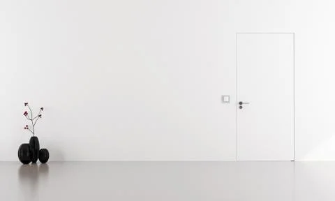 Invisible door Stock Illustration