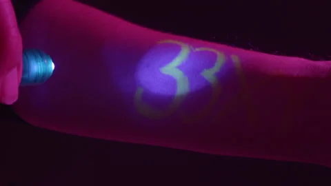 Invisible Ink Stock Footage 234213588