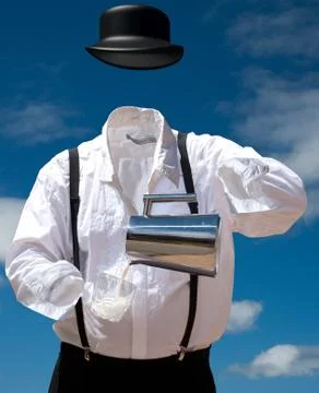 Invisible Man Stock Illustration