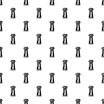 Invisible zip icon, simple style Stock Illustration