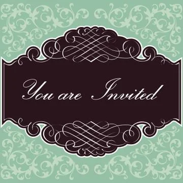 Invitation Background Stock Illustration