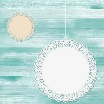 Invitation-blue  template.  + EPS8 Stock Illustration