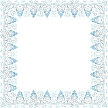 Invitation border Stock Illustration