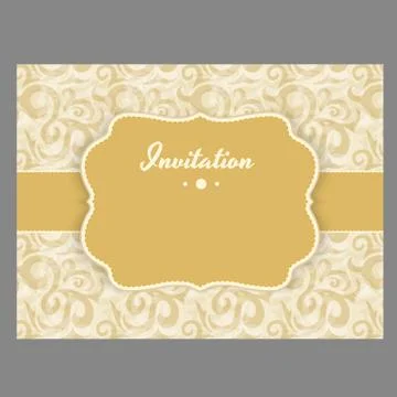Invitation card Stock Illustration
