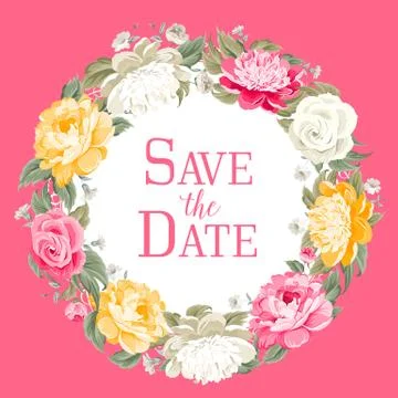 Invitation card Stock Illustration