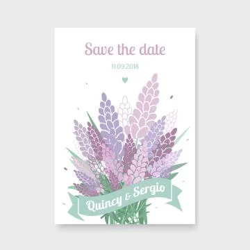 Invitation card Stock Illustration