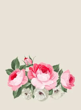 Invitation card template Stock Illustration