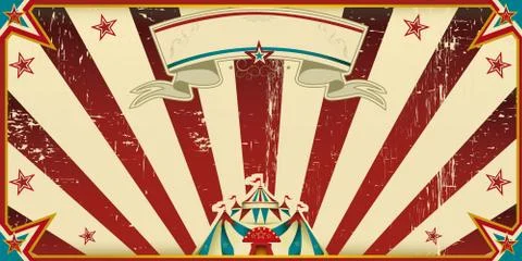 Invitation dirty circus Stockillustratie