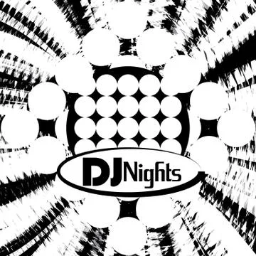 An invitation for discotheque Illustrazione stock