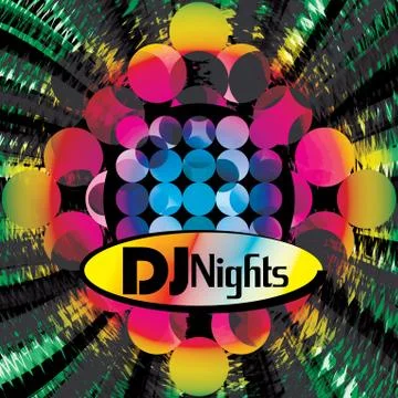 An invitation for discotheque Stock Illustration