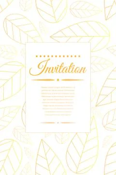Invitation to event Stock Illustration