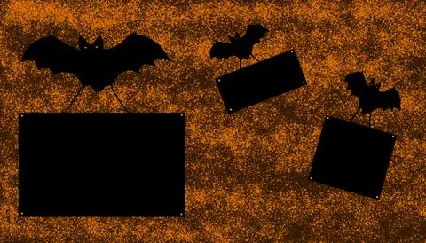 Invitation for halloween. horizontal background Stock Illustration