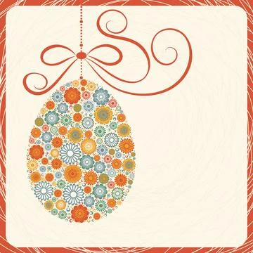 Invitation Happy Easter background Stock Illustration