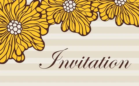 Invitation Stock Illustration
