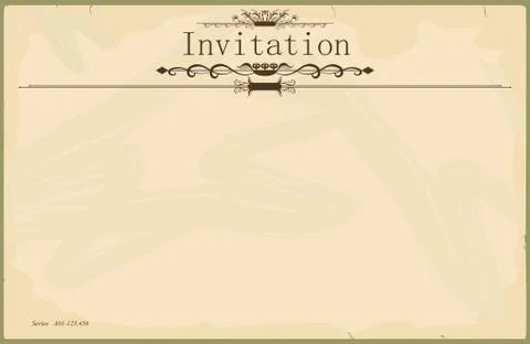 Invitation Stock Illustration