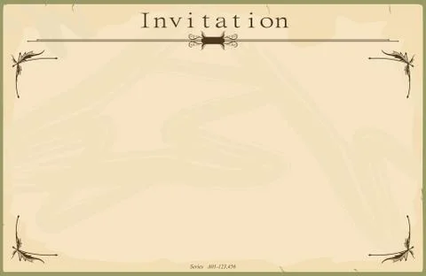 Invitation Stock Illustration