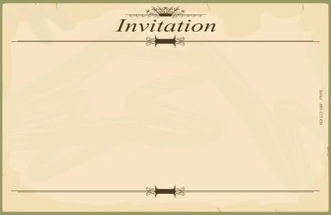 Invitation Stock Illustration
