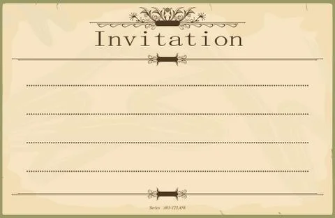 Invitation Stock Illustration