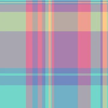 Invitation pattern texture textile, 1960s tartan vector fabric. Messy check.. Stock Illustration