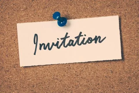 Invitation Stock Photos
