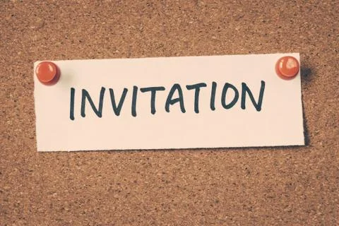 Invitation Stock Photos