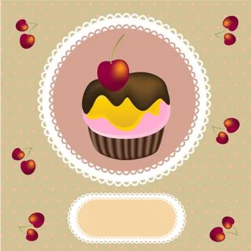 Invitation for a tea time Illustration