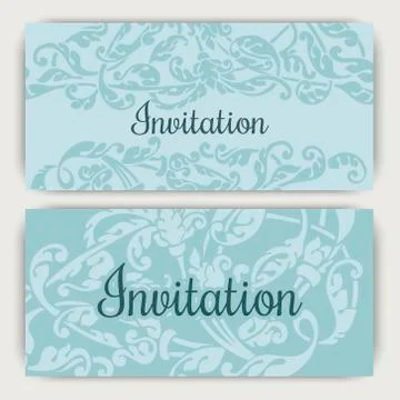Invitation template Stock Illustration